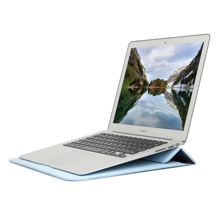 Universal Envelope Style PU Leather Case with Holder for Ultrathin Notebook Tablet PC 11.6 inch, Size: 32.5x21.5x1cm(Blue) - 10 - 11 inch by PMC TechLife | Online Shopping South Africa | PMC TechLife | Buy Now Pay Later Mobicred