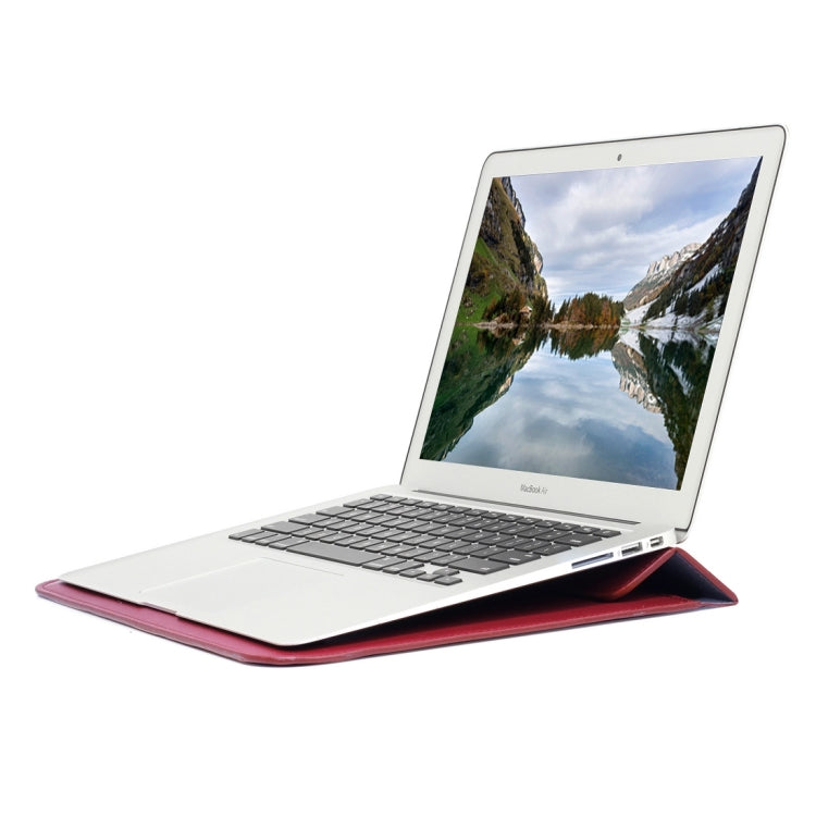 Universal Envelope Style PU Leather Case with Holder for Ultrathin Notebook Tablet PC 11.6 inch, Size: 32.5x21.5x1cm - 10 - 11 inch by PMC TechLife | Online Shopping South Africa | PMC TechLife | Buy Now Pay Later Mobicred