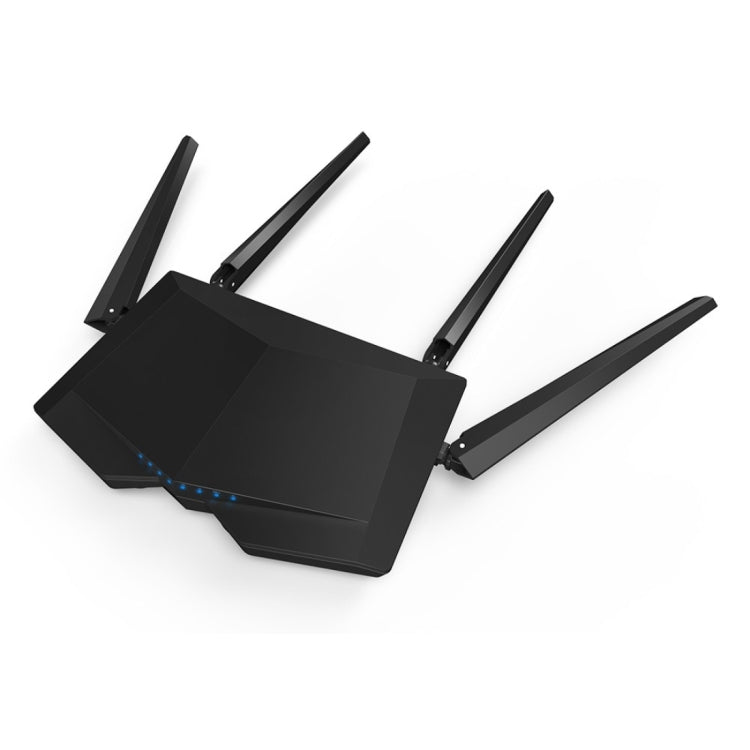 Tenda AC6 AC1200 Smart Dual-Band Wireless Router 5GHz 867Mbps + 2.4GHz 300Mbps WiFi Router with 4*5dBi External Antennas(Black) - free shipping - PMC Jewellery - Order now!