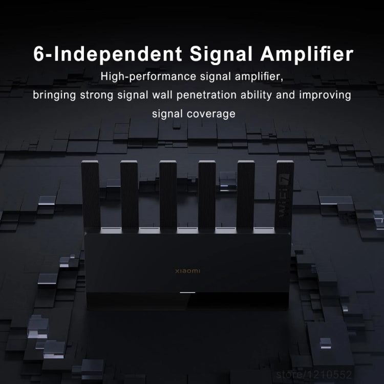 Xiaomi Router BE6500 WiFi 7 2.4GHz 5.0GHz Dual Band 4-Core 2.5G Port, US Plug (Black) - free shipping - PMC Jewellery - Order now!