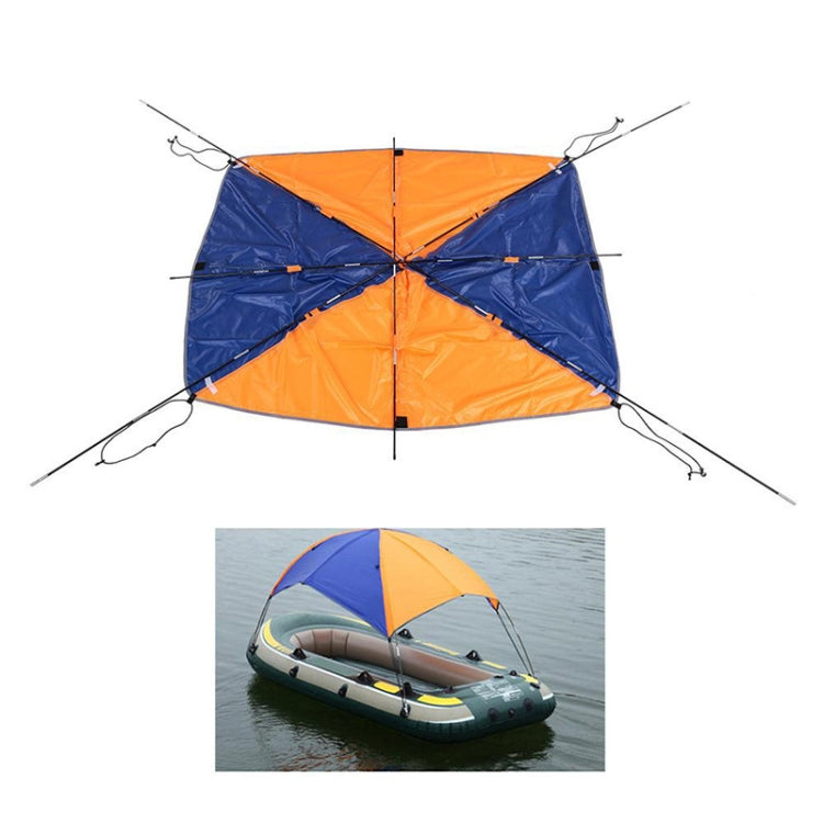 68349 Folding Awning Canoe Rubber Inflatable Boat Parasol Tent for 3 Person,Boat is not Included - Marine Accessories & Parts by PMC TechLife | Online Shopping South Africa | PMC TechLife | Buy Now Pay Later Mobicred