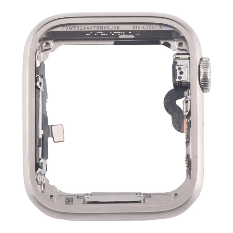 For Apple Watch Series 5 44mm LTE Stainless Steel Middle Frame Bezel Plate with Crown Spin Axis Flex Cable - Middle Frame by PMc TechLife | Online Shopping South Africa | PMc TechLife | Buy Now Pay Later Mobicred