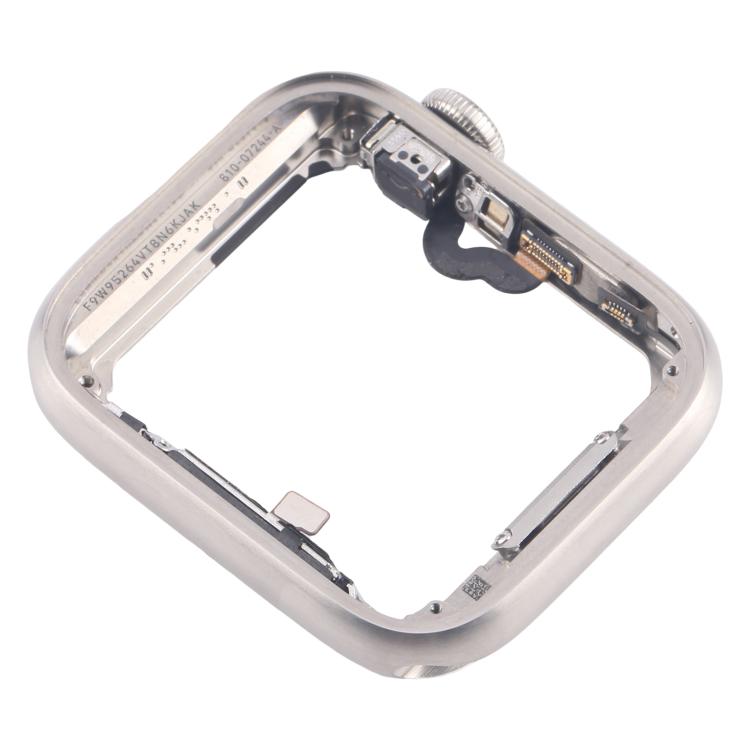 For Apple Watch Series 5 44mm LTE Stainless Steel Middle Frame Bezel Plate with Crown Spin Axis Flex Cable - Middle Frame by PMc TechLife | Online Shopping South Africa | PMc TechLife | Buy Now Pay Later Mobicred