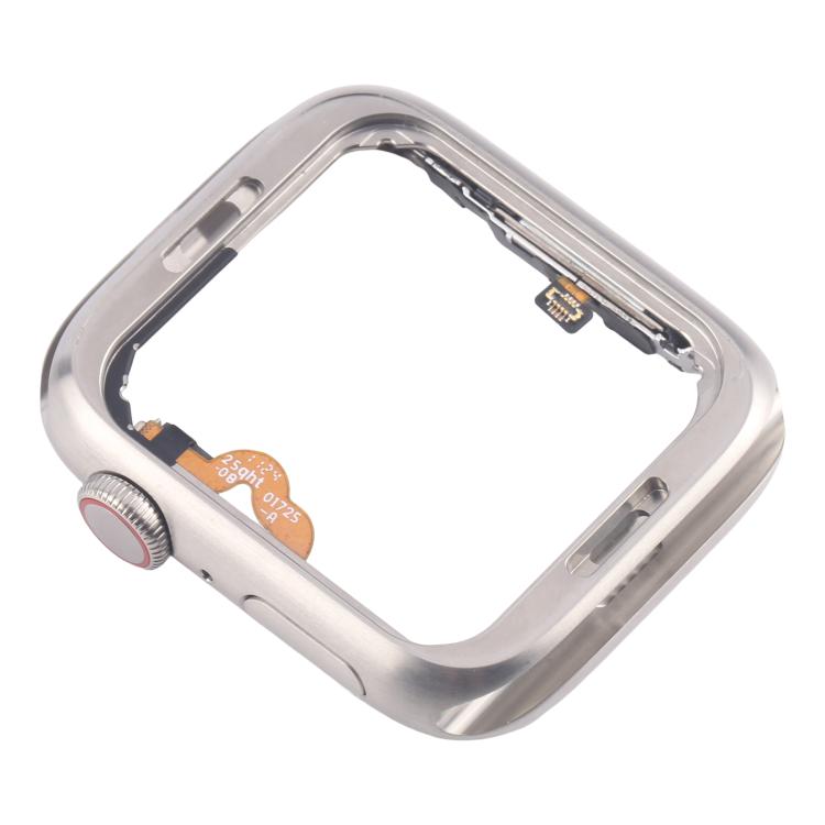 For Apple Watch Series 5 44mm LTE Stainless Steel Middle Frame Bezel Plate with Crown Spin Axis Flex Cable - Middle Frame by PMc TechLife | Online Shopping South Africa | PMc TechLife | Buy Now Pay Later Mobicred