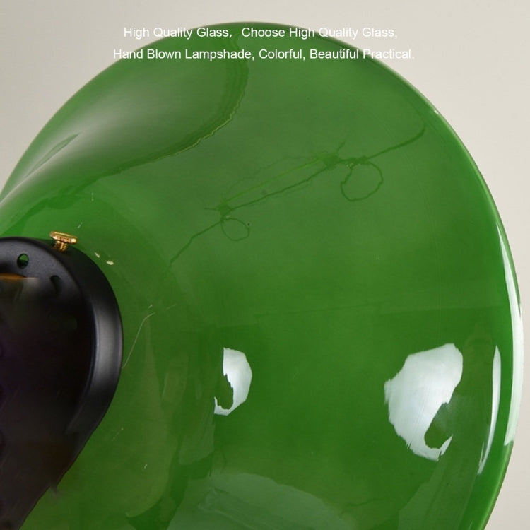 LED Industrial Edison Vintage Style Hanging lamp Green Emerald Glass Pendant Light with E27 Bulb (Warm White) - Celling Lights & Chandeliers by YWXLight | Online Shopping South Africa | PMc TechLife | Buy Now Pay Later Mobicred