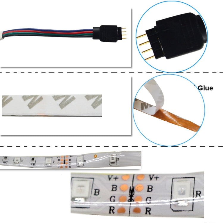 4 PCS RGB LED Strip 20M 2835 LED Light Lamps Waterproof SMD RGB Lights LED Ribbon - free shipping - PMc TechLife - Order now!