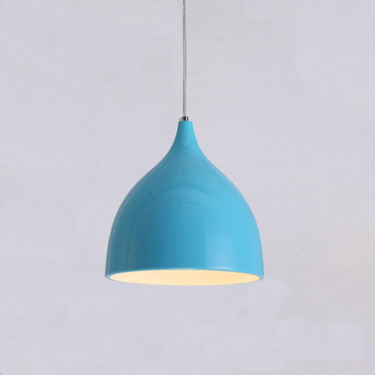 Restaurant Chandelier Simple Modern Single-head Dining Table Lamp Fashion Aisle Living Room Bar (Blue) - free shipping - PMc TechLife - Order now!