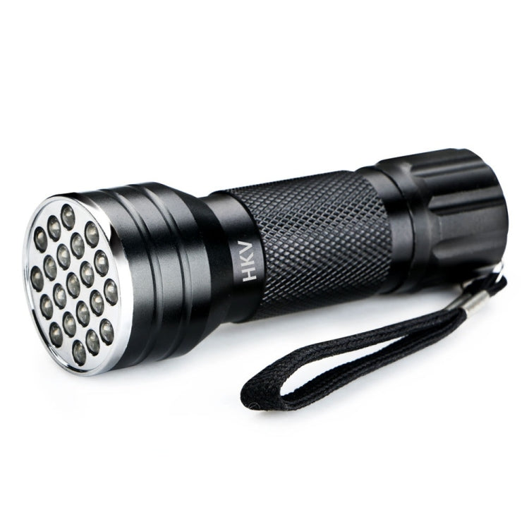 UV 21 LEDs 395NM Ultra Violet Torch LED Flashlight Light Lamp Detector for Dog Urine Pet Stains - LED Flashlight by PMC TechLife | Online Shopping South Africa | PMC TechLife
