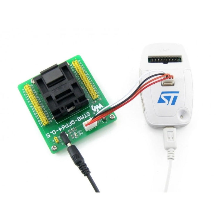 Waveshare STM8-QFP64-0.5, Programmer Adapter - MCU Tools by Waveshare | Online Shopping South Africa | PMC TechLife | Buy Now Pay Later Mobicred