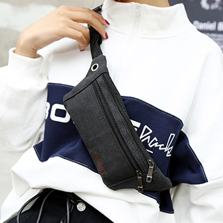 Cavans Single Shoulder Bag Waist Bag Chest Bag Messenger Bag (Black) - Single-shoulder Bags by PMC TechLife | Online Shopping South Africa | PMC TechLife | Buy Now Pay Later Mobicred