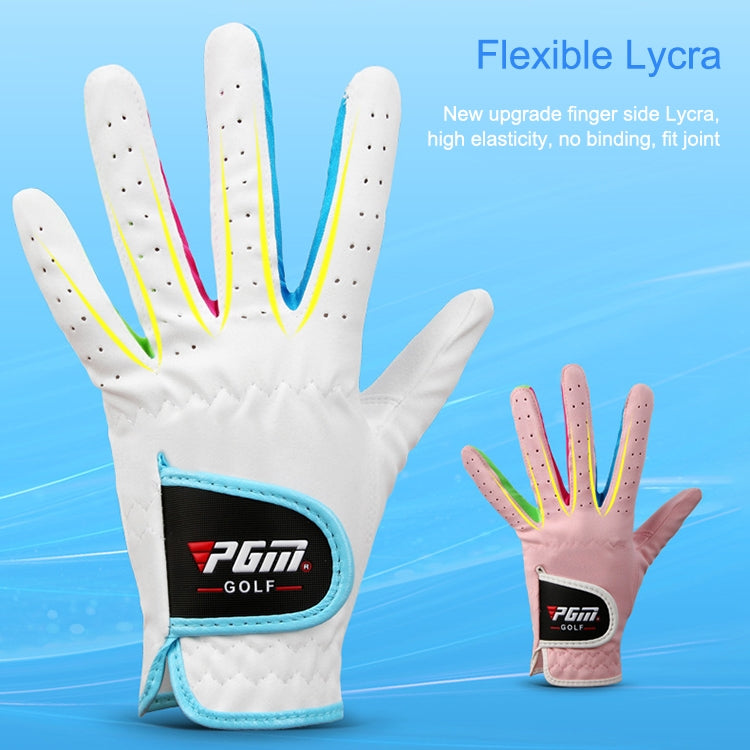 PGM One Pair Golf Microfiber Cloth Soft Comfortable Gloves for Children - Safety Gloves by PGM | Online Shopping South Africa | PMC TechLife | Buy Now Pay Later Mobicred