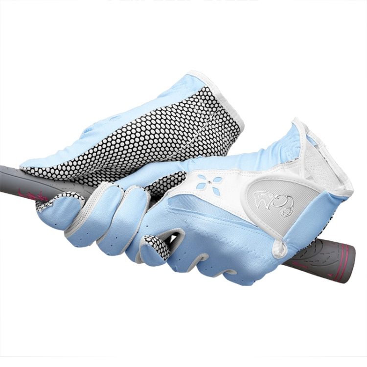 PGM One Pair Golf Non-Slip PU Leather Gloves for Women (Color:Pink Size:19) - free shipping - PMC TechLife - Order now!