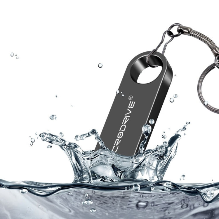 MicroDrive 128GB USB 2.0 Metal Waterproof High Speed U Disk(Grey) - free shipping - PMC Jewellery - Order now!