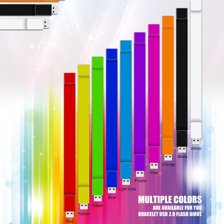 MicroDrive 32GB USB 2.0 Fashion Bracelet Wristband U Disk (Blue) - USB Flash Drives by MicroDrive | Online Shopping South Africa | PMC TechLife | Buy Now Pay Later Mobicred