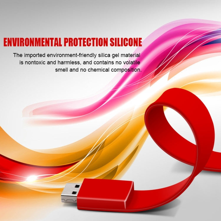 MicroDrive 128GB USB 2.0 Fashion Bracelet Wristband U Disk (Red) - free shipping - PMC Jewellery - Order now!