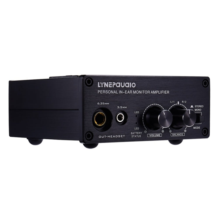 LINEPAUDIO B982 Power Amplifier Instrument Drummer Earphone Monitor Signal Amplifier, Dual XLR Input (Black) - free shipping - PMC Jewellery - Order now!