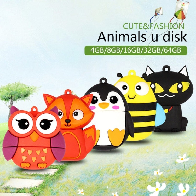 MicroDrive 64GB USB 2.0 Creative Cute Bee U Disk - free shipping - PMC TechLife - Order now!