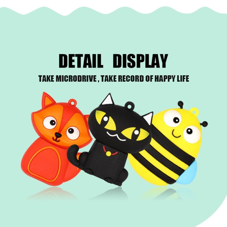 MicroDrive 64GB USB 2.0 Creative Cute Bee U Disk - free shipping - PMC TechLife - Order now!