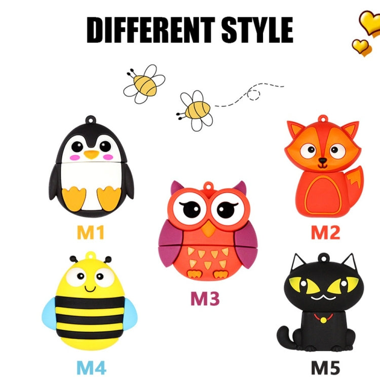 MicroDrive 128GB USB 2.0 Creative Cute Bee U Disk - free shipping - PMC Jewellery - Order now!