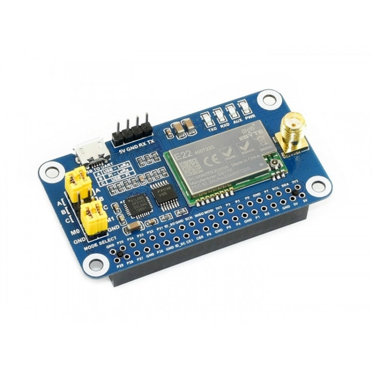 Waveshare SX1268 LoRa HAT 470MHz Frequency Band for Raspberry Pi, Applicable for China - Mini PC Accessories by Waveshare | Online Shopping South Africa | PMC TechLife | Buy Now Pay Later Mobicred