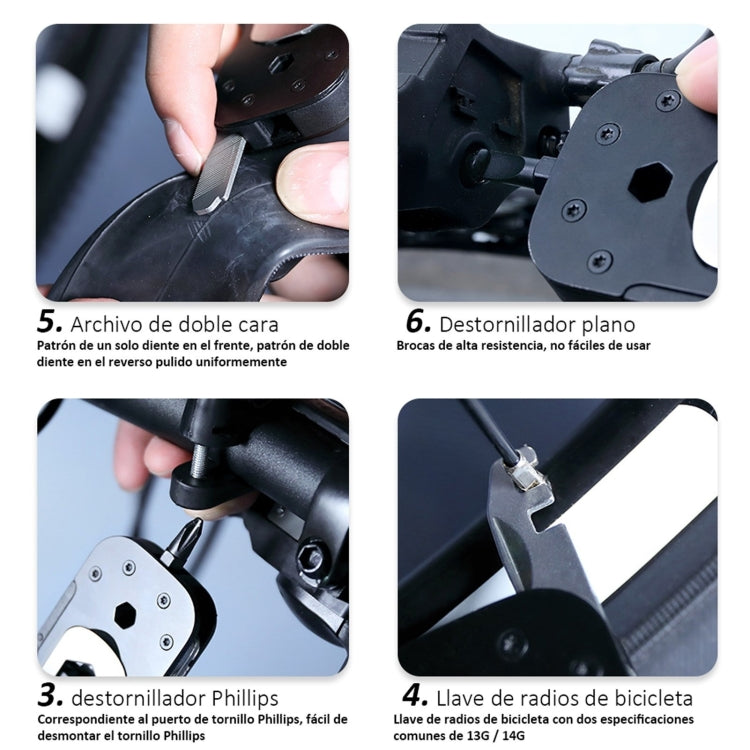 NexTool Multi-functional Bicycle Tool Mini Pocket Bike Toolbox Outdoor Wrench Repair Tool Magnetic Sleeve - Maintenance tools by NexTool | Online Shopping South Africa | PMC TechLife | Buy Now Pay Later Mobicred