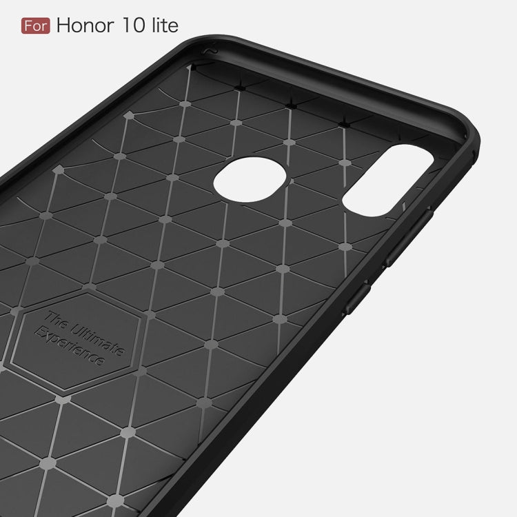 Carbon Fiber Texture TPU Shockproof Case For Huawei Honor 10 Lite / P Smart 2019 - Honor Cases by PMC TechLife | Online Shopping South Africa | PMC TechLife