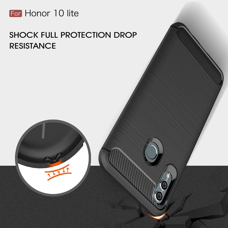 Carbon Fiber Texture TPU Shockproof Case For Huawei Honor 10 Lite / P Smart 2019 - Honor Cases by PMC TechLife | Online Shopping South Africa | PMC TechLife
