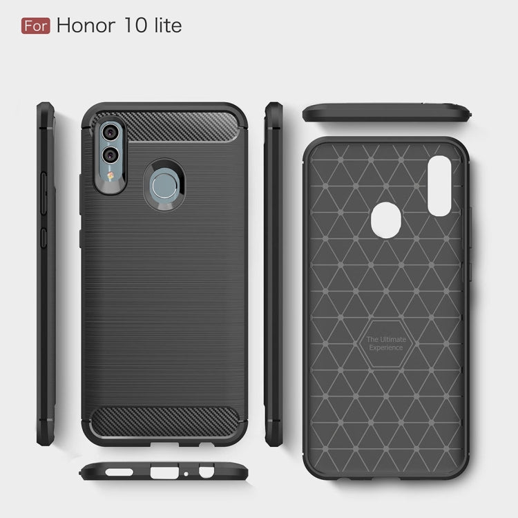 Carbon Fiber Texture TPU Shockproof Case For Huawei Honor 10 Lite / P Smart 2019 - Honor Cases by PMC TechLife | Online Shopping South Africa | PMC TechLife