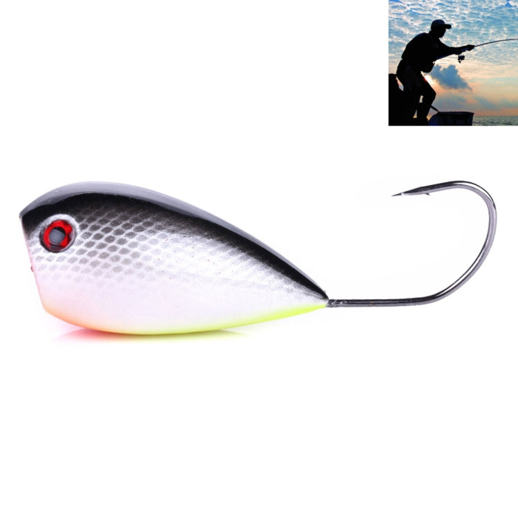 HENGJIA PO036 8cm/13g Big Mouth Single Hook Hitting Water Wave Hard Bait Lure Outdoor Fishing Gear Lure Fishing Bait Fishing Tackle (PO036-3) - free shipping - PMC TechLife - Order now!