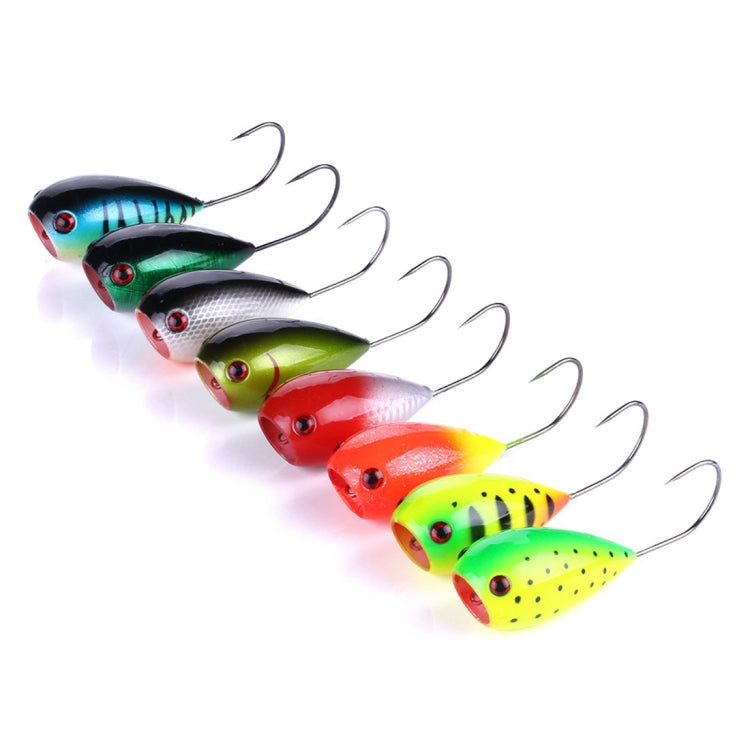HENGJIA PO036 8cm/13g Big Mouth Single Hook Hitting Water Wave Hard Bait Lure Outdoor Fishing Gear Lure Fishing Bait Fishing Tackle (PO036-7) - Fishing Lures by HENGJIA | Online Shopping South Africa | PMC TechLife | Buy Now Pay Later Mobicred