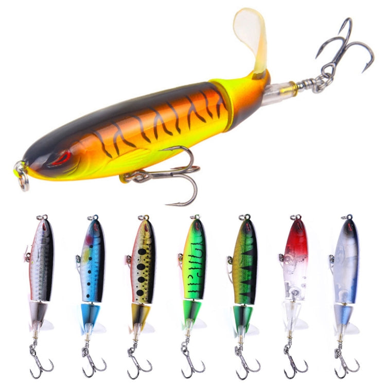 HENGJIA PE018 10cm/13g Propeller Tractor Shaped Hard Baits Fishing Lures Tackle Baits Fit Saltwater and Freshwater (6#) - free shipping - PMC TechLife - Order now!