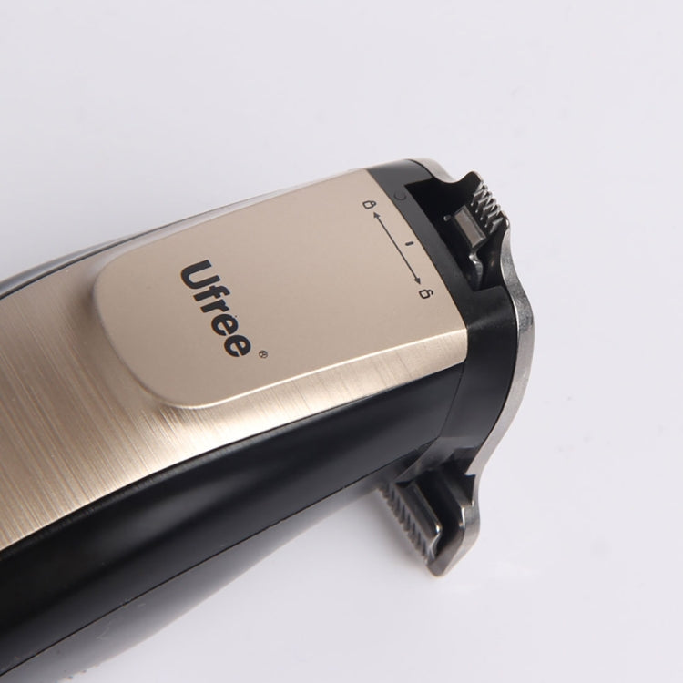Ufree U-512 Professional Hair Salon Rechargeable Engraved Text Small Hair Clipper Hair Trimmer, EU Plug - free shipping - PMC TechLife - Order now!