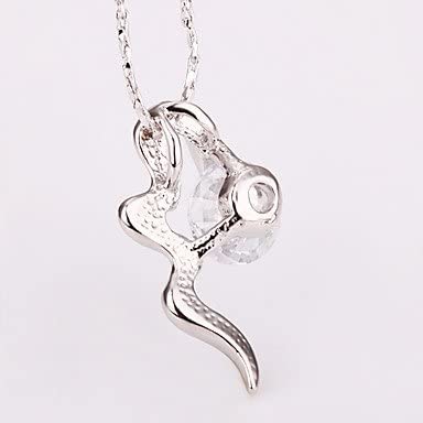 Waves Necklace In White Gold - free shipping - PMC TechLife - Order now!