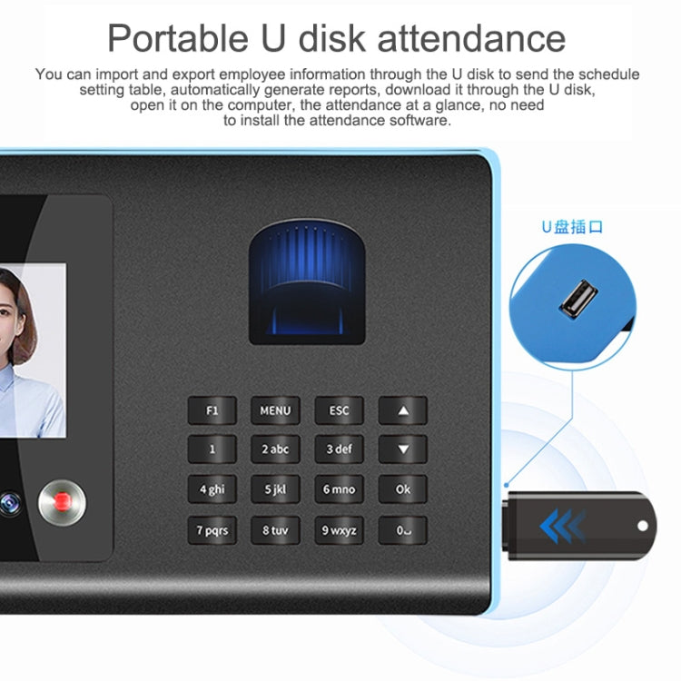 FA01 Face Recognition Fingerprint Time Attendance Machine - Attendance System by PMC TechLife | Online Shopping South Africa | PMC TechLife | Buy Now Pay Later Mobicred