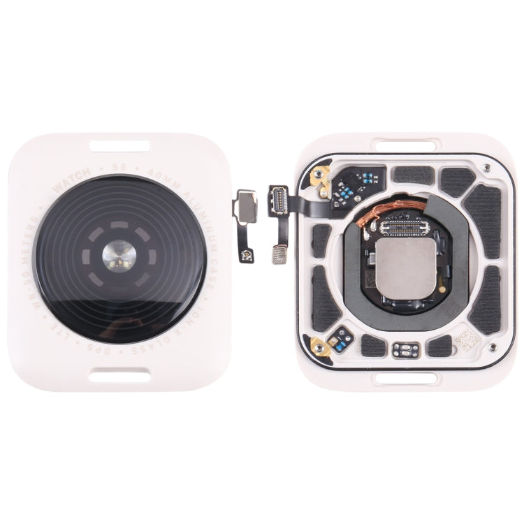 Glass Back Cover With Wireless Charging Coil For Apple Watch Series SE 2022 40mm LTE Edition (Starlight) - Back Cover by PMC TechLife | Online Shopping South Africa | PMC TechLife