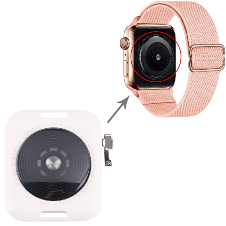 Glass Back Cover With Wireless Charging Coil For Apple Watch Series SE 2022 40mm LTE Edition (Starlight) - Back Cover by PMC TechLife | Online Shopping South Africa | PMC TechLife