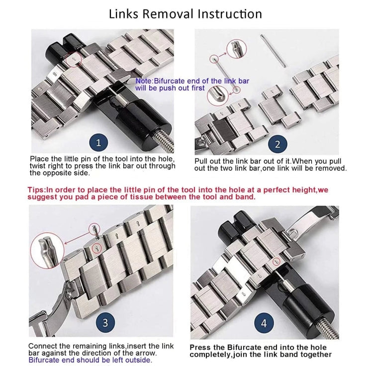 Steel Watchband Remover Dismantling Device + Watchband Package Box - Watch Bands by PMC TechLife | Online Shopping South Africa | PMC TechLife