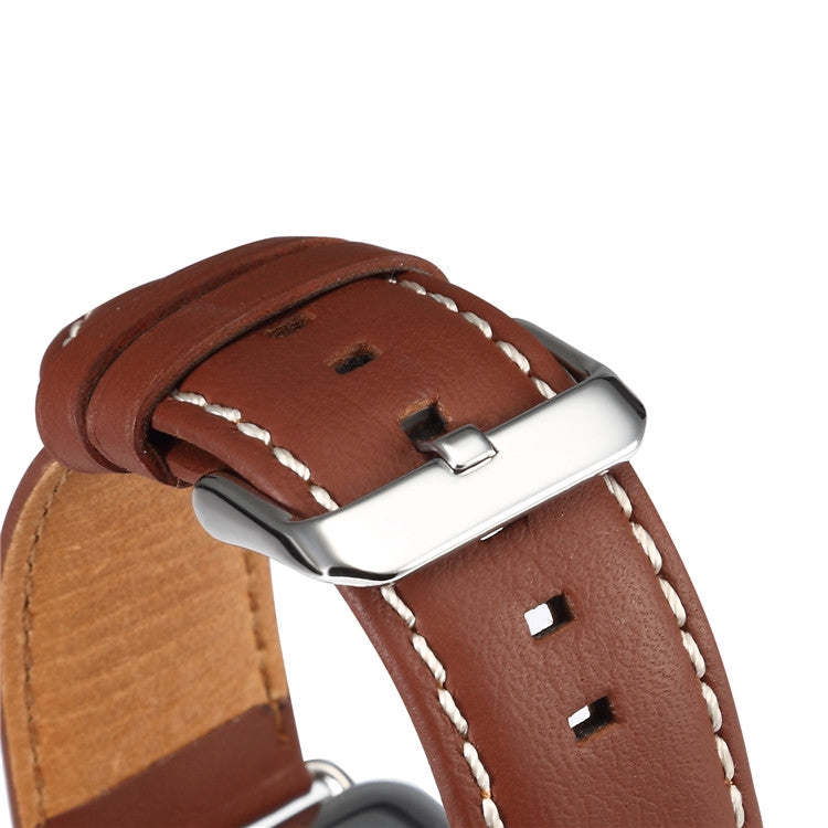 Denior Environmental Luxury Car Watch Leather Watch Band for Apple Watch Ultra 49mm&Watch Ultra 2 49mm / Series 10 46mm / 9&8&7 45mm / SE 3&SE 2&6&SE&5&4 44mm / 3&2&1 42mm(Brown) - free shipping - PMC TechLife - Order now!
