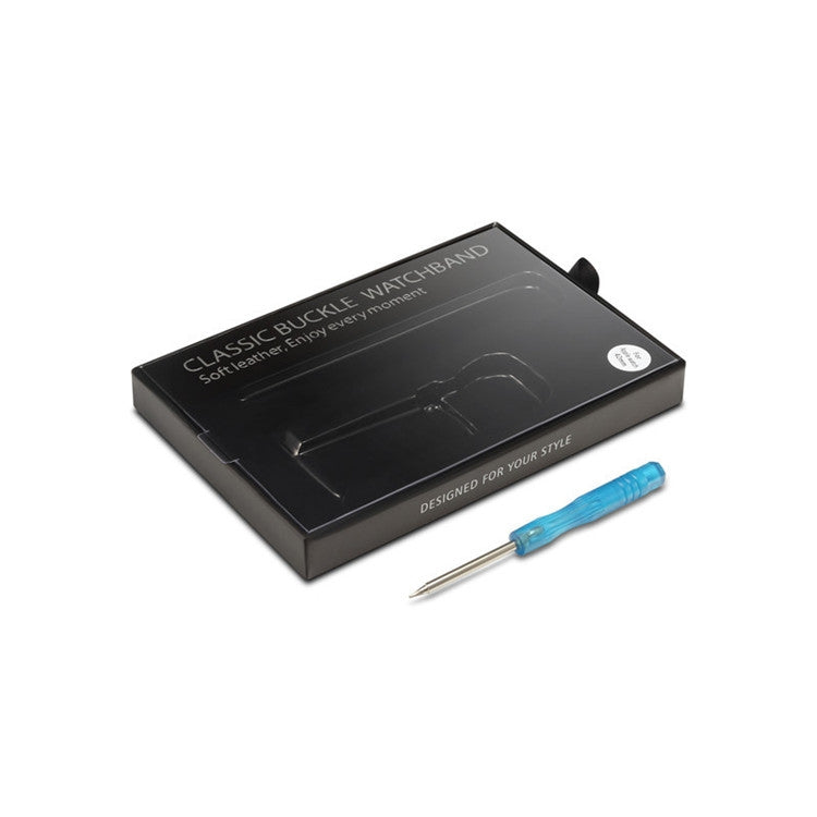 Denior Environmental Luxury Car Watch Leather Watch Band for Apple Watch Series 7 41mm / 6 & SE & 5 & 4 40mm / 3 & 2 & 1 38mm(Brown) - free shipping - PMC TechLife - Order now!