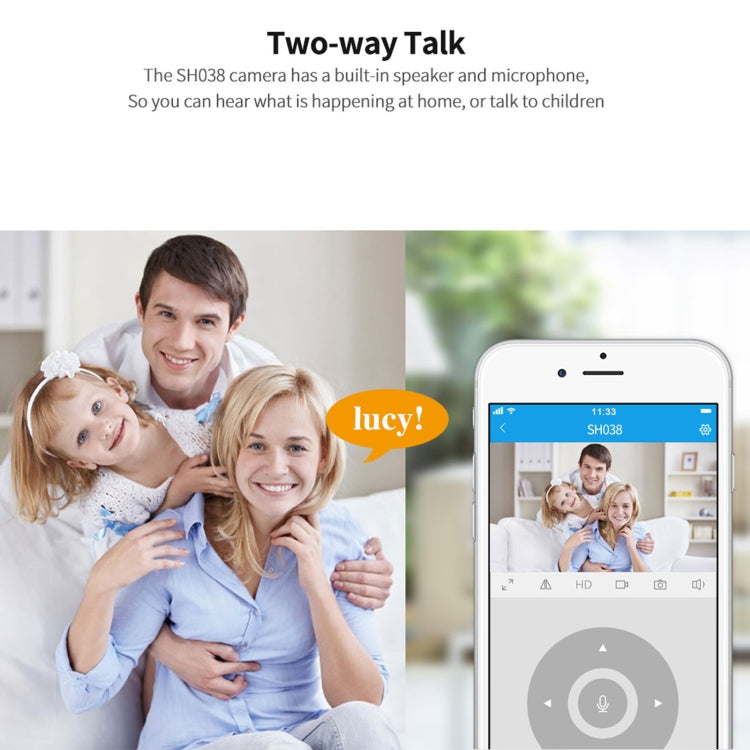 SirHome SH038 4.0 Million Pixels QHD 2.4G/5G WiFi IP Camera, Support Night Color & Motion Detection & Two Way Talk & Human Detection & TF Card, AU Plug - free shipping - PMC TechLife - Order now!