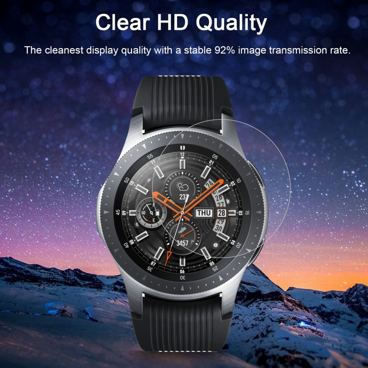 ENKAY Hat-Prince 0.2mm 9H 2.15D Curved Edge Tempered Glass Film for Galaxy Watch 46mm - Screen Protector by ENKAY | Online Shopping South Africa | PMC TechLife | Buy Now Pay Later Mobicred