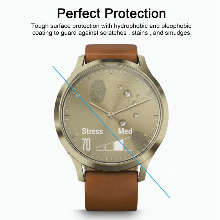 2 PCS ENKAY Hat-Prince for Garmin Vivomove HR Smart Watch 0.2mm 9H Surface Hardness 2.15D Explosion-proof Tempered Glass Screen Film - Screen Protector by ENKAY | Online Shopping South Africa | PMC TechLife | Buy Now Pay Later Mobicred