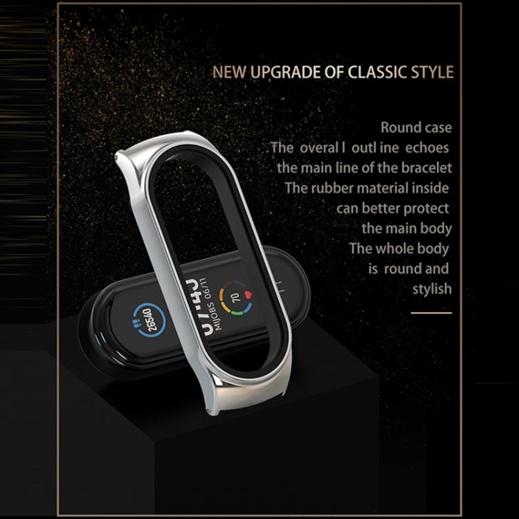 Mijobs Milan CS Screwless Buckle Metal Watch Band Case for Xiaomi Mi Band 3 & 4 & 5 & 6, Host not Included(Rose Gold) - Watch Bands by MIJOBS | Online Shopping South Africa | PMC TechLife | Buy Now Pay Later Mobicred