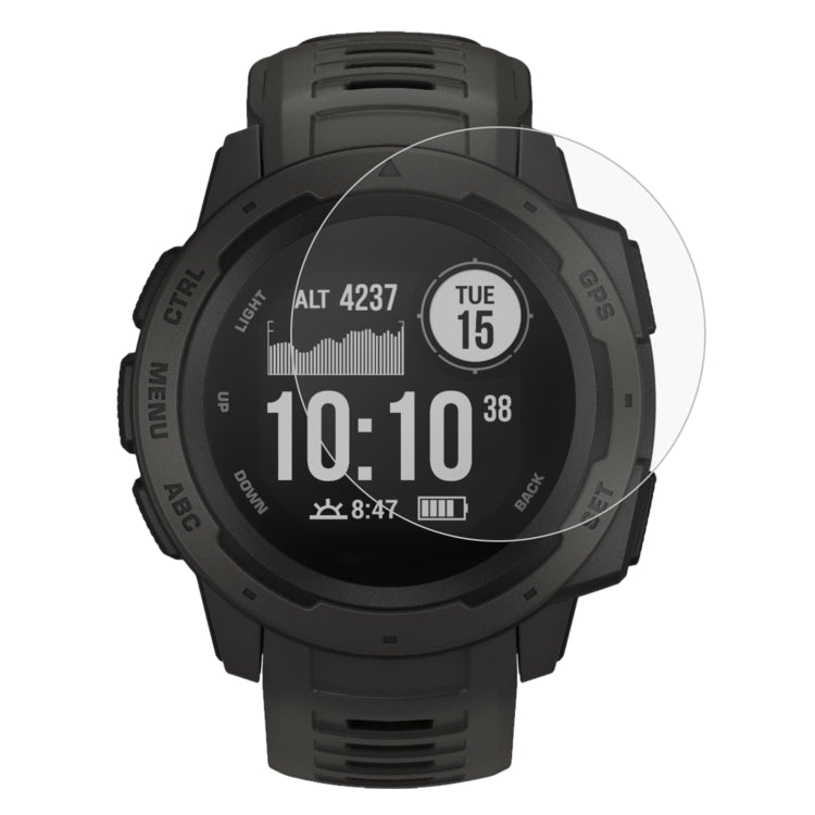 ENKAY Hat-Prince 0.2mm 9H 2.15D Curved Edge Tempered Glass Film for Garmin Instinct Intelligent Sports Watch - free shipping - PMC TechLife - Order now!