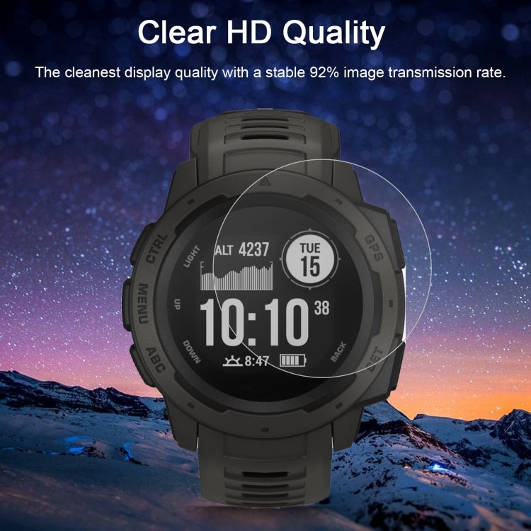 ENKAY Hat-Prince 0.2mm 9H 2.15D Curved Edge Tempered Glass Film for Garmin Instinct Intelligent Sports Watch - free shipping - PMC TechLife - Order now!