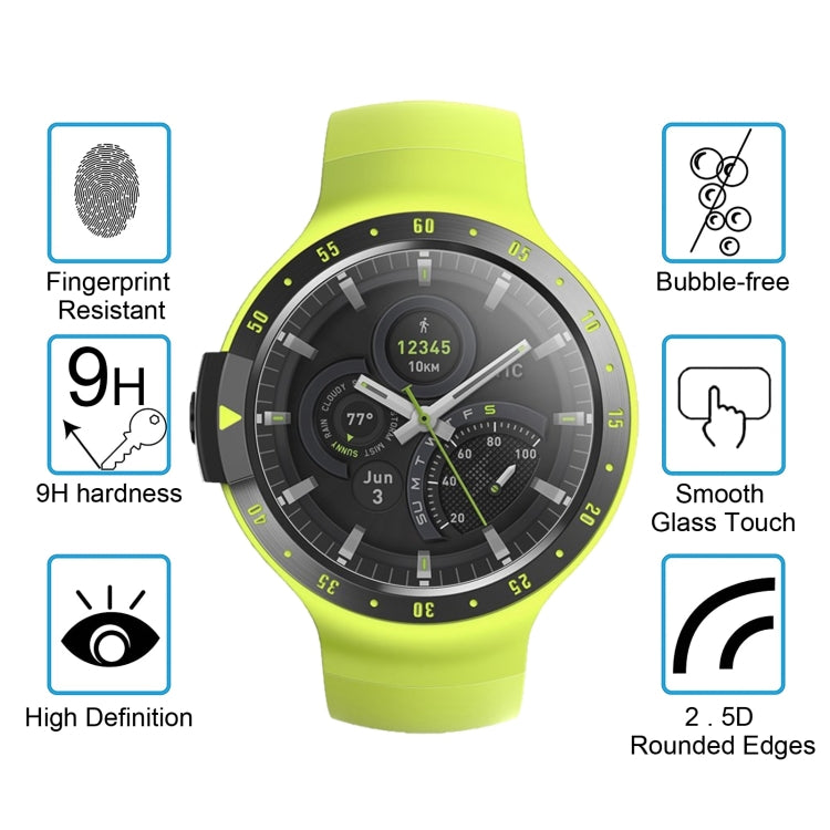 ENKAY Hat-Prince 0.2mm 9H 2.15D Curved Edge Tempered Glass Film for TicWatch S - free shipping - PMC TechLife - Order now!