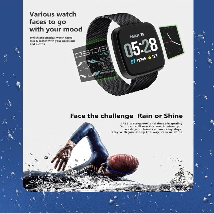 DTNO.1 G12 1.3 inches OLED Color Screen Smart Bracelet IP67 Waterproof, Nylon Watchband, Support Call Reminder /Heart Rate Monitoring /Sedentary Reminder /Multi-sport Mode(Black) - free shipping - PMC TechLife - Order now!