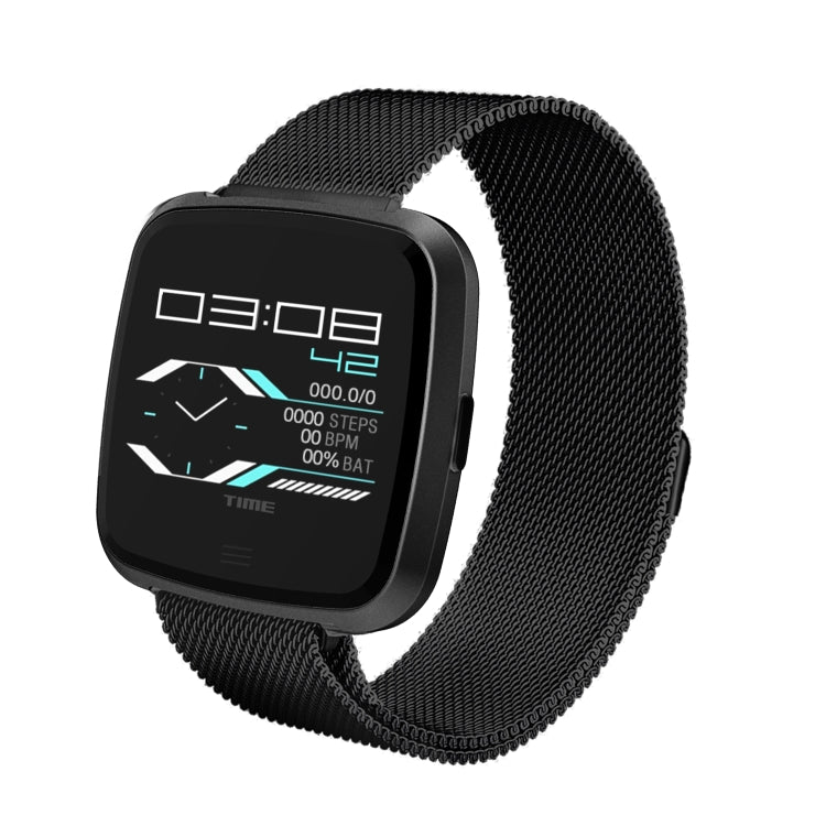 DTNO.1 G12 1.3 inches OLED Color Screen Smart Bracelet IP67 Waterproof, Steel Watchband, Support Call Reminder /Heart Rate Monitoring /Sedentary Reminder /Multi-sport Mode(Black) - free shipping - PMC TechLife - Order now!