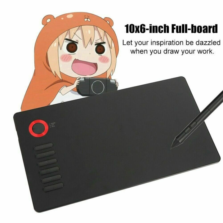 VEIKK A15 10x6 inch 5080 LPI Smart Touch Electronic Graphic Tablet, with Type-C Interface(Blue) - free shipping - PMC TechLife - Order now!