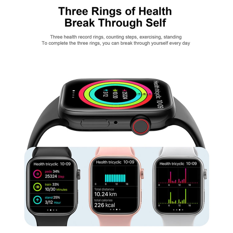 T900 PRO MAX L BIG 1.92 inch Large Screen Waterproof Smart Watch, Support Heart Rate / Blood Pressure / Oxygen / Multiple Sports Modes (White) - free shipping - PMC TechLife - Order now!